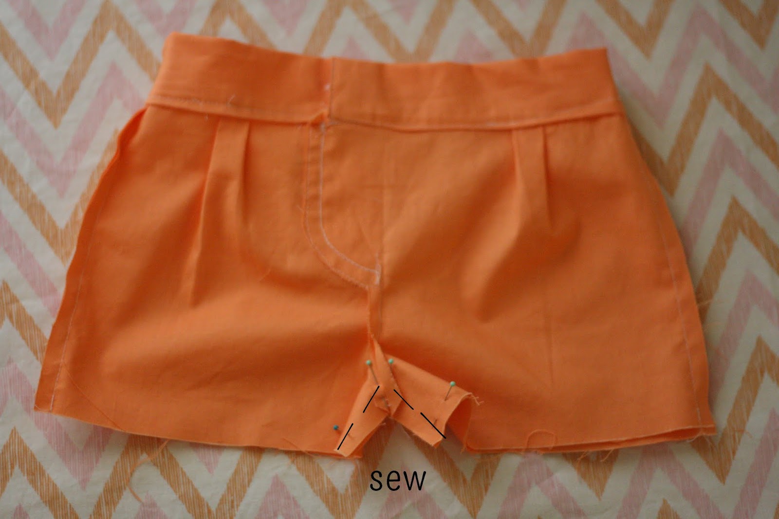 Crafting Zuzzy Box Pleat Shorts Tutorial