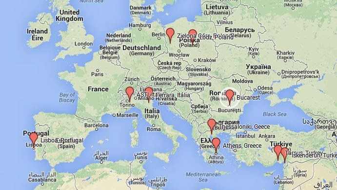 Europe: the towns where we live in - Participants