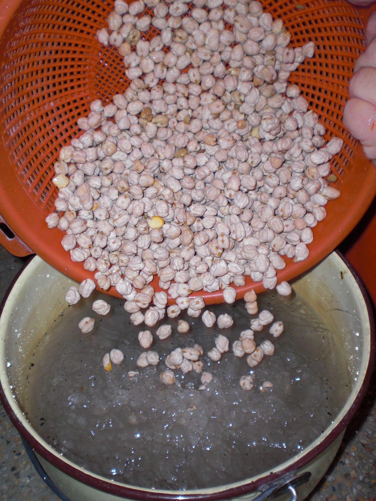 Garbanzo en dulce (Garbanzo en miel)