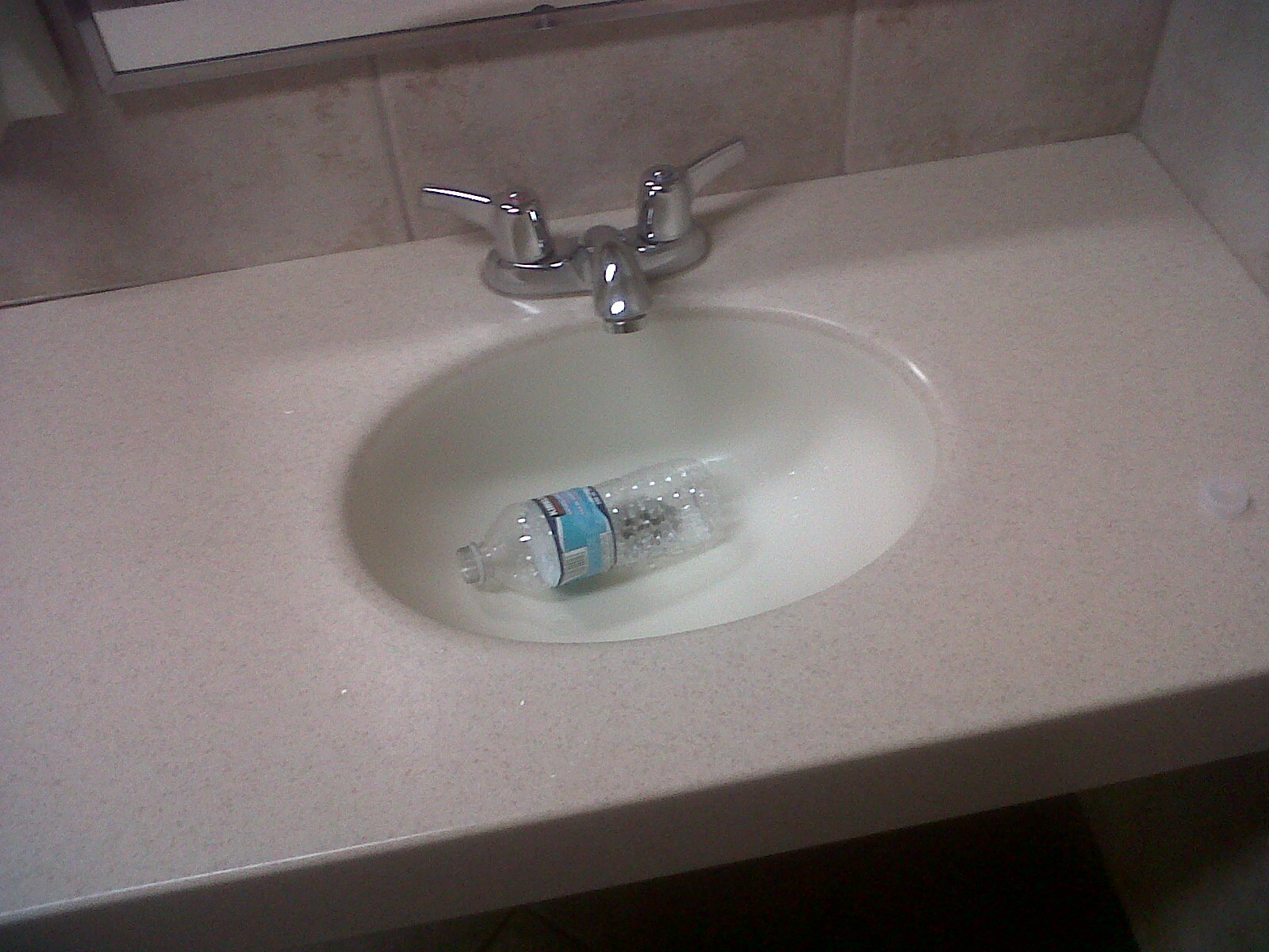 The Mustard Seed Muse Bottle in the Sink Really?!?!?