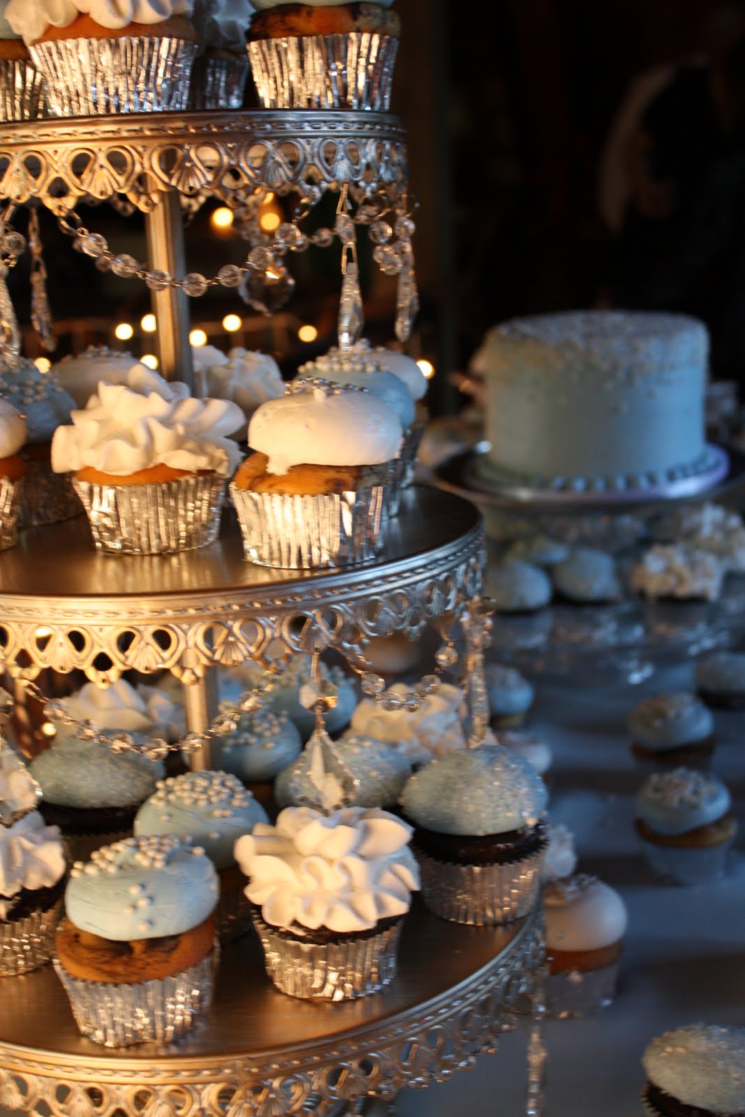 glitter cupcakes
