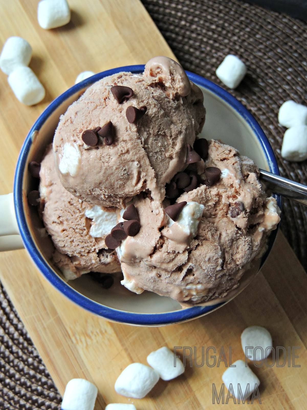 Frugal Foodie Mama Hot Cocoa Ice Cream