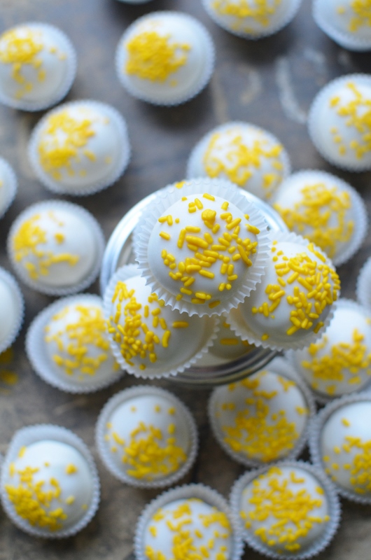 For the Love of Dessert Lemon Cake Balls
