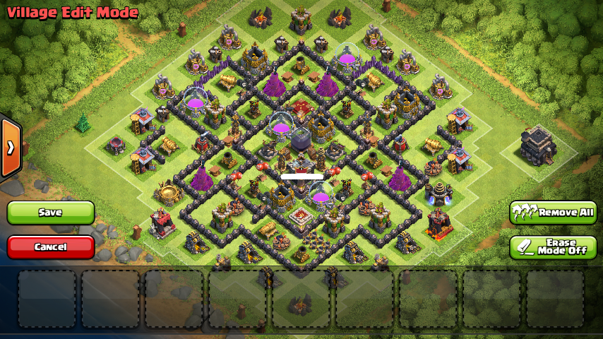 Base Farming TH 9 Anti Dark Elixir DE Terbaru