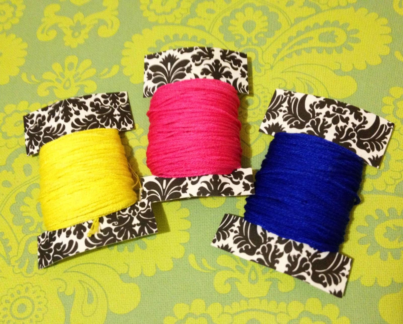 DIY Embroidery Thread and Ribbon Spools