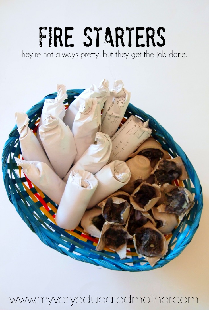 My Very Educated Mother DIY Fire Starters