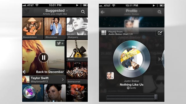 Twitter #Music App Launches for iPhone and Web