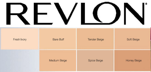 Revlon Foundation Color Chart