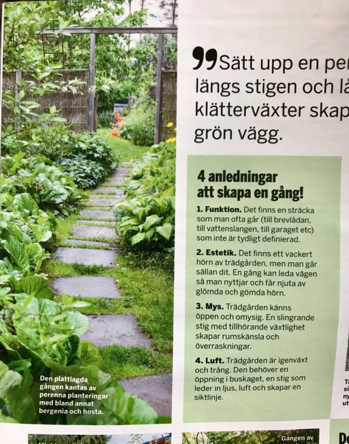 I nr.10 2018 Allers Trädgård
