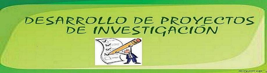 DESARROLLO DE PROYECTOS DE INVESTIGACION