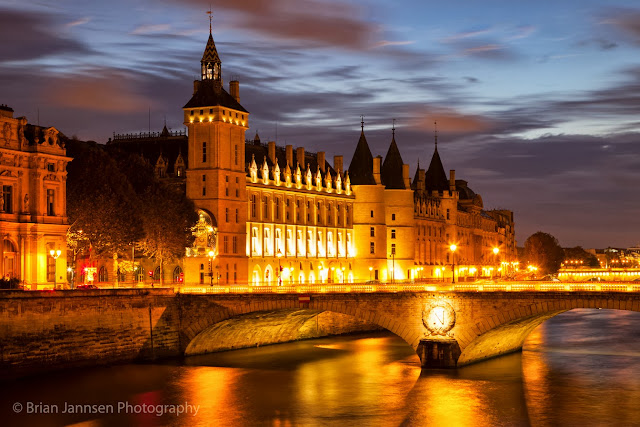 The Conciergerie was once a royal palace and prison and now part of the much larger Palais de Justice.