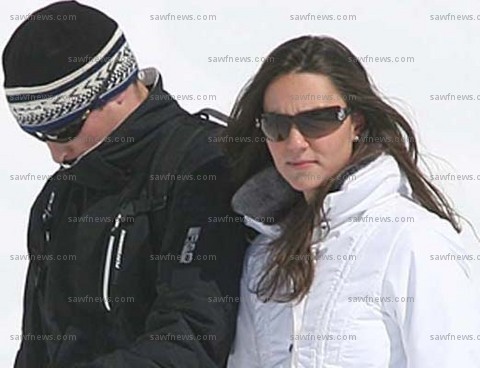 william and kate skiing photo. william and kate skiing