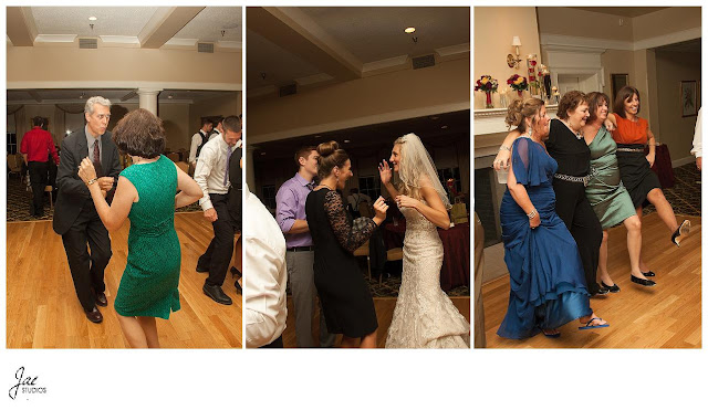 Fall Brown and Red Country Club Wedding Western Pennsylvania