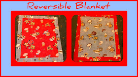 reversible baby blanket