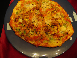 Pizza De Verduras Y Atún