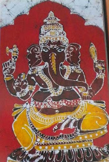 Ganesha Batik Paintings