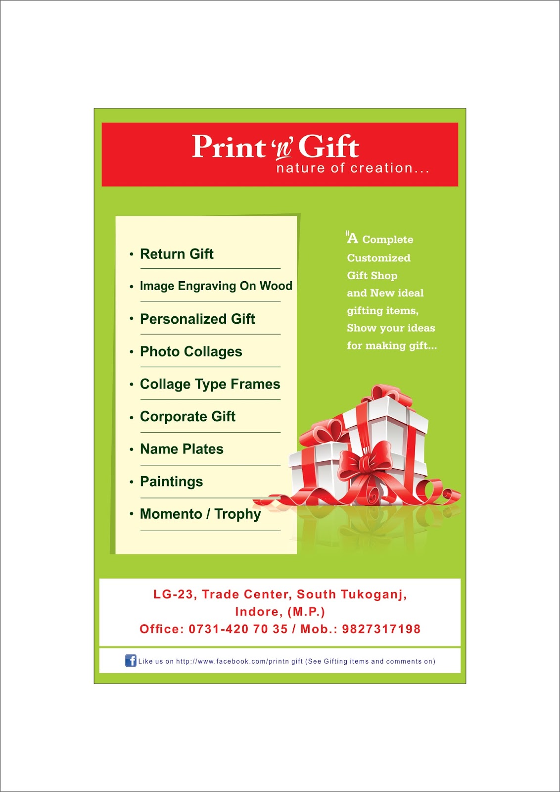 Bhudi Designs Pamphlet & News Paper Ad