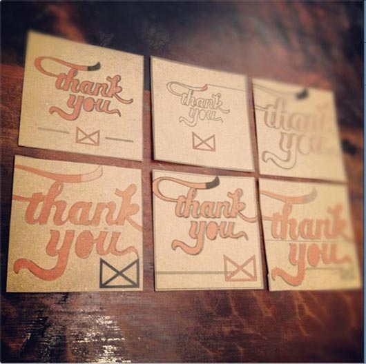 Thank You Card