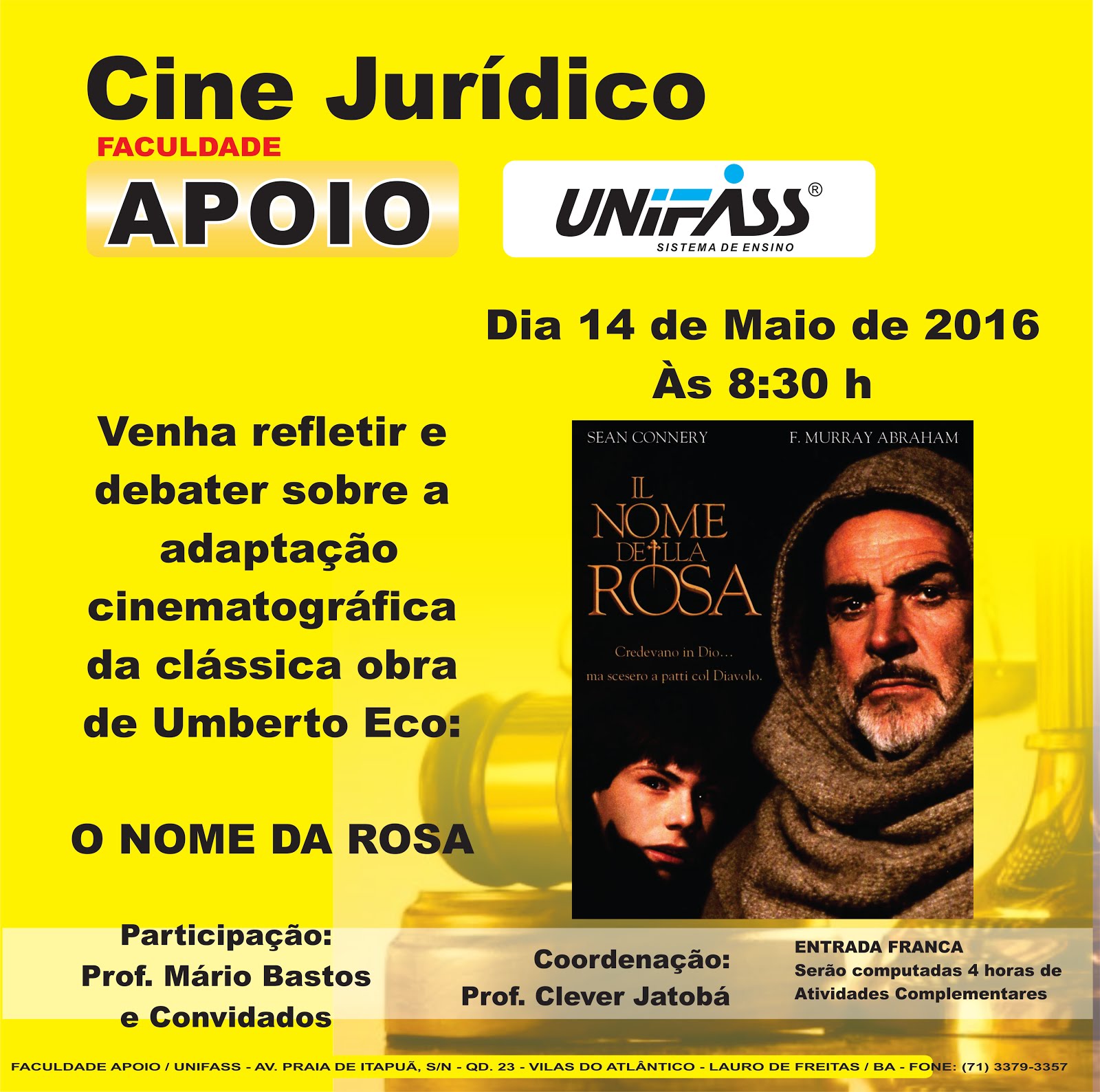 CINE JURÍDICO 2016.1