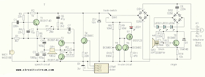 Fig 3rd Telephone unit schematic