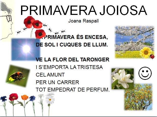 Poema De Primavera En Catala LA LLAR DE COLORS. LLIM DELS PALLARESOS: Poema de la PRIMAVERA