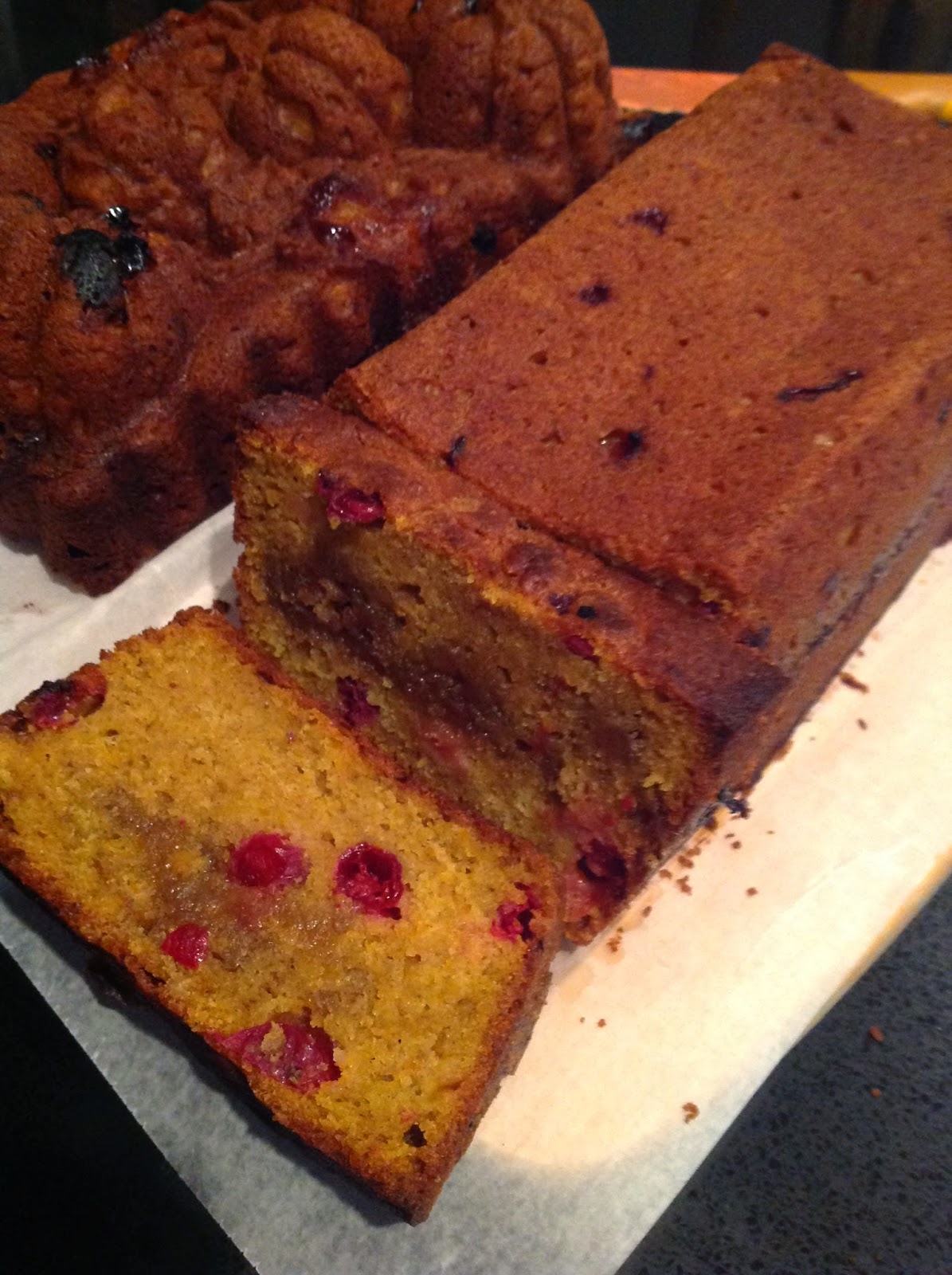 My Mother's Apron Strings Sweet PotatoCranberry Streusel Bread