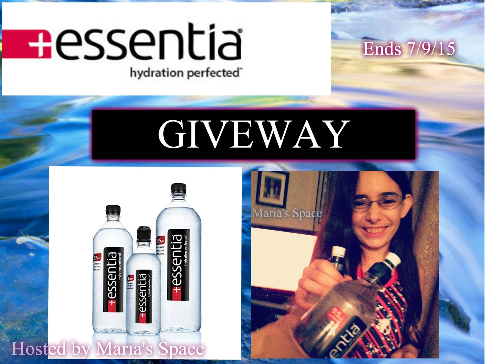 Maria's Space This Summer Stay Hydrated With Essentia! giveaway 
