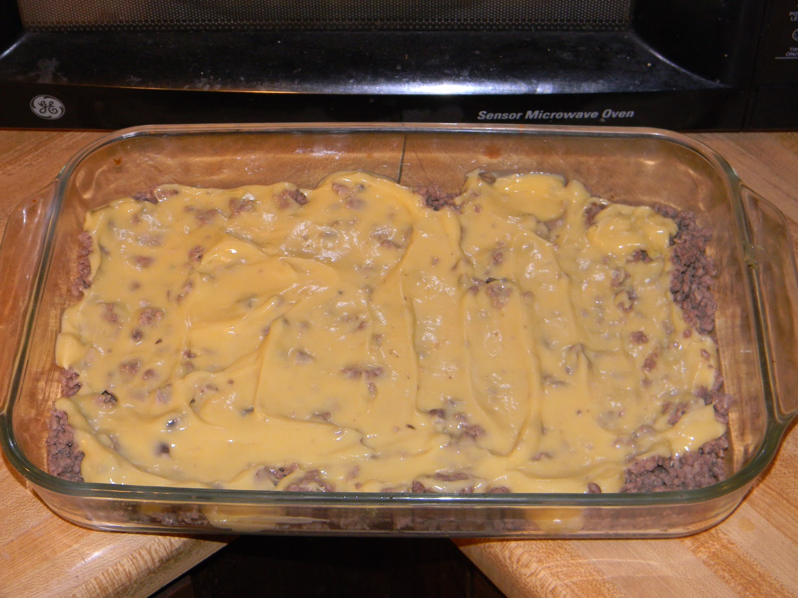 Growing to Four Cheeseburger and Fries Casserole