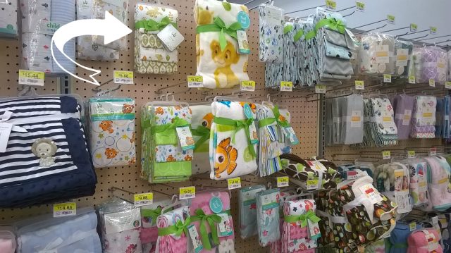 How To Make Custom Nursery Decor Using Receiving Blankets -Find Disney Baby at WalMart #MagicBabyMoments onesavvymom blog One Savvy Mom
