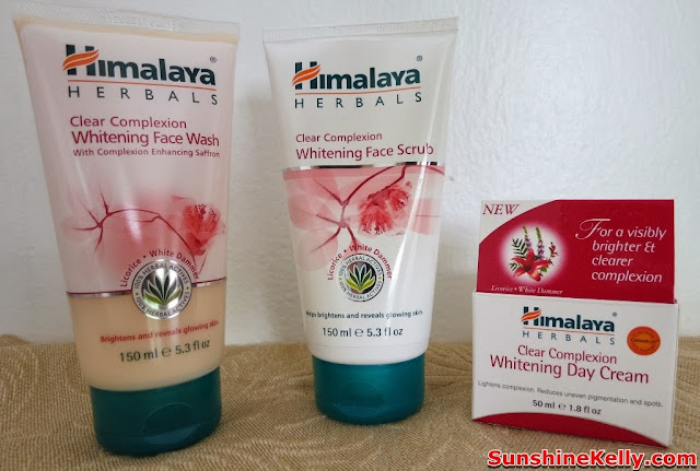 Himalaya Herbals Clear Complexion Whitening, Face Wash, Face Scrub and Day Cream, himalaya herbals skincare, himalaya herbals, himalaya, herbal skincare, Clear Complexion Whitening, whitening skincare range, whitening products, herbal products
