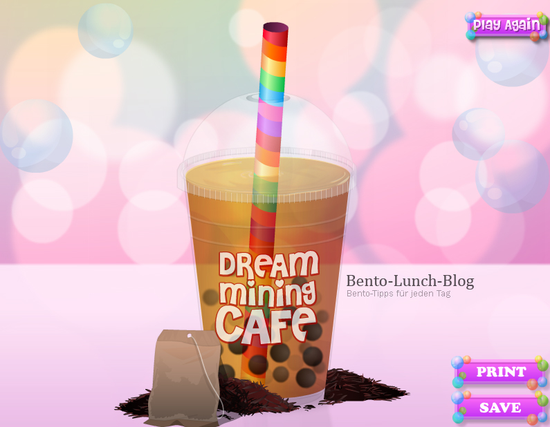 Bento Lunch Blog FlashGame Bubble Tea Creator