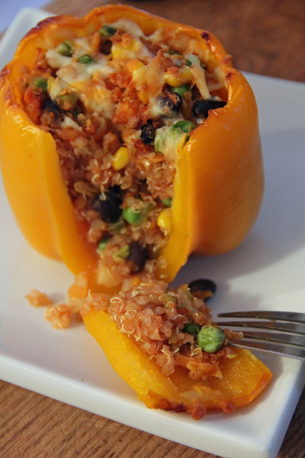 Jo and Sue Quinoa Stuffed Peppers