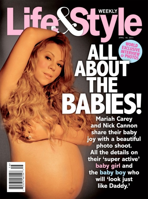 pictures of mariah carey pregnant with. Mariah Carey graces the cover