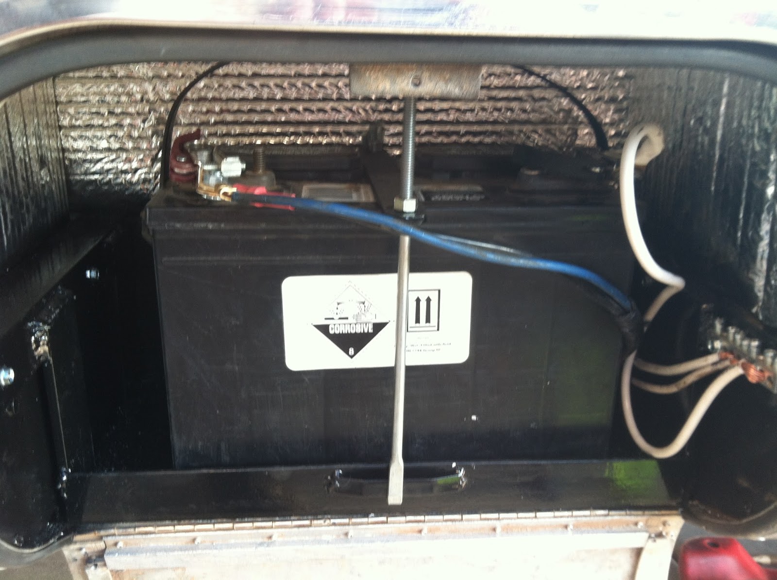 Airstream Renovation Awning and Battery storage reinforcement