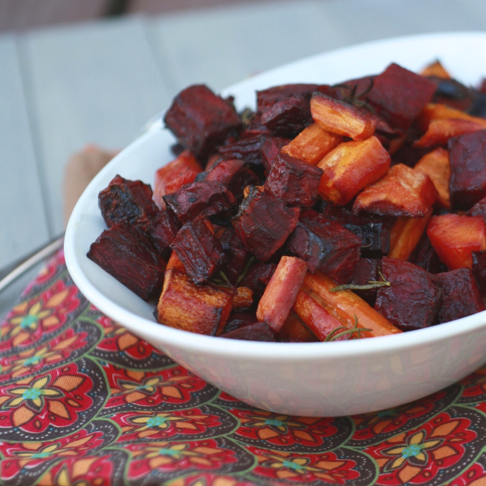 Rosemary Roasted Beets and Carrots The Sweets Life