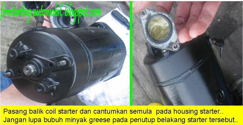 Fire Starting Automobil Masalah Starter Solenoid Kereta