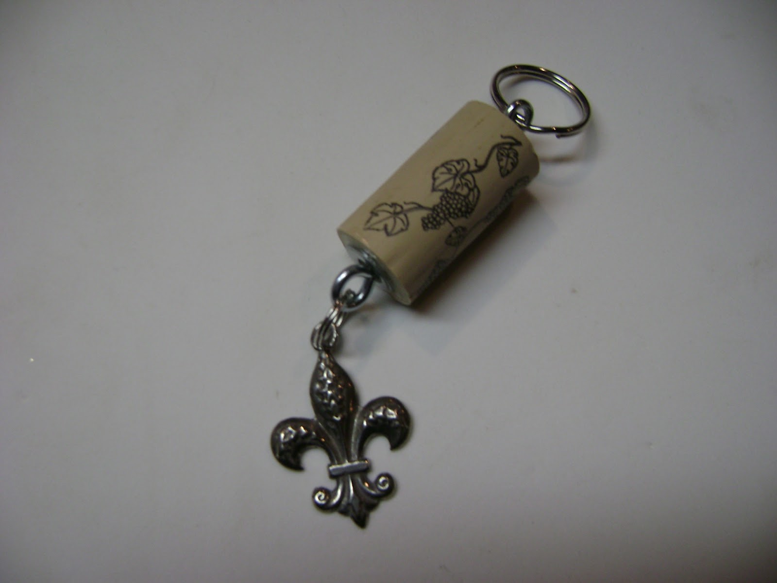 intuitive crafter Wine Cork Keychain Tutorial