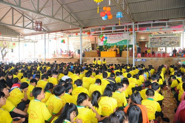 Bế mạc,khóa tu,mùa hè, chùa Hoa Khai, năm 2014