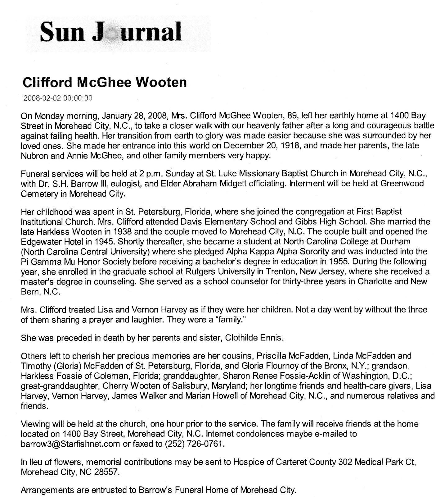 New Bern Sun Journal Obits - cvgny0a