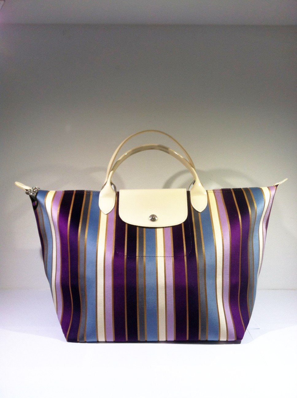 longchamp stripe bag