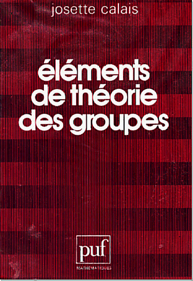 * éléments de théorie des groupes