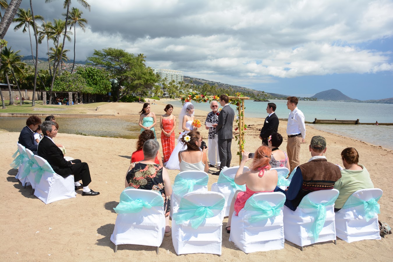 Honolulu Weddings Oct 19th Waialae Beach Park Wedding