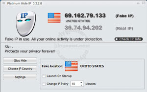 Windows Computer Platinum Hide IP