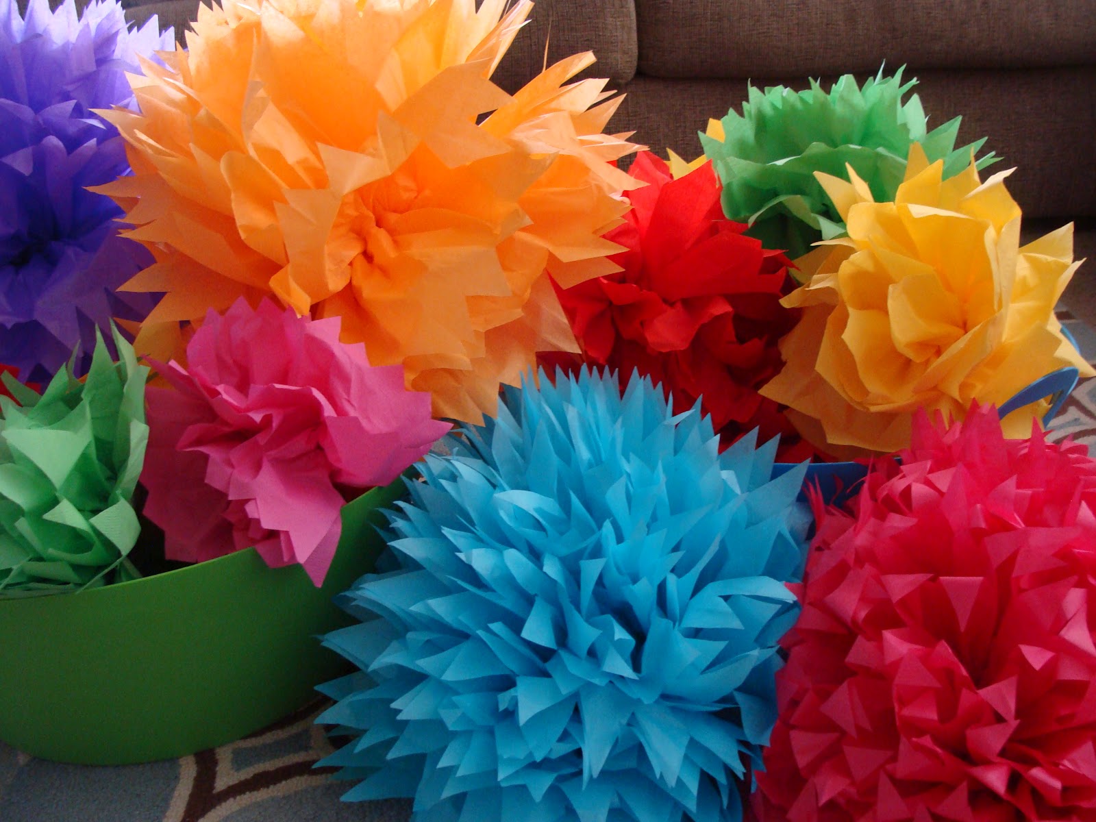 Strong Armor Flower Pom Poms