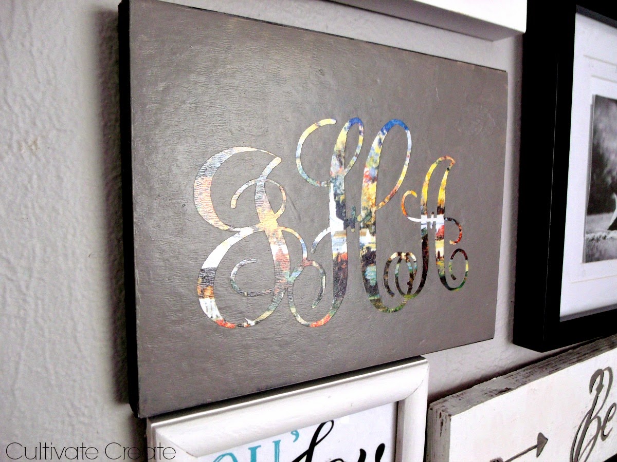 Cultivate Create: Living Room Gallery Wall