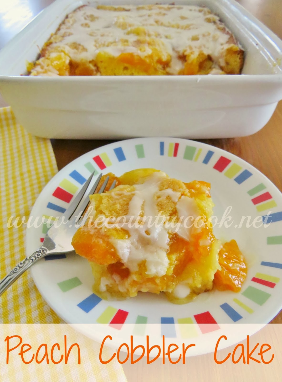 Blueberry Peach Cobbler With Cake Mix Blueberry Peach Cobbler With Cake Mix