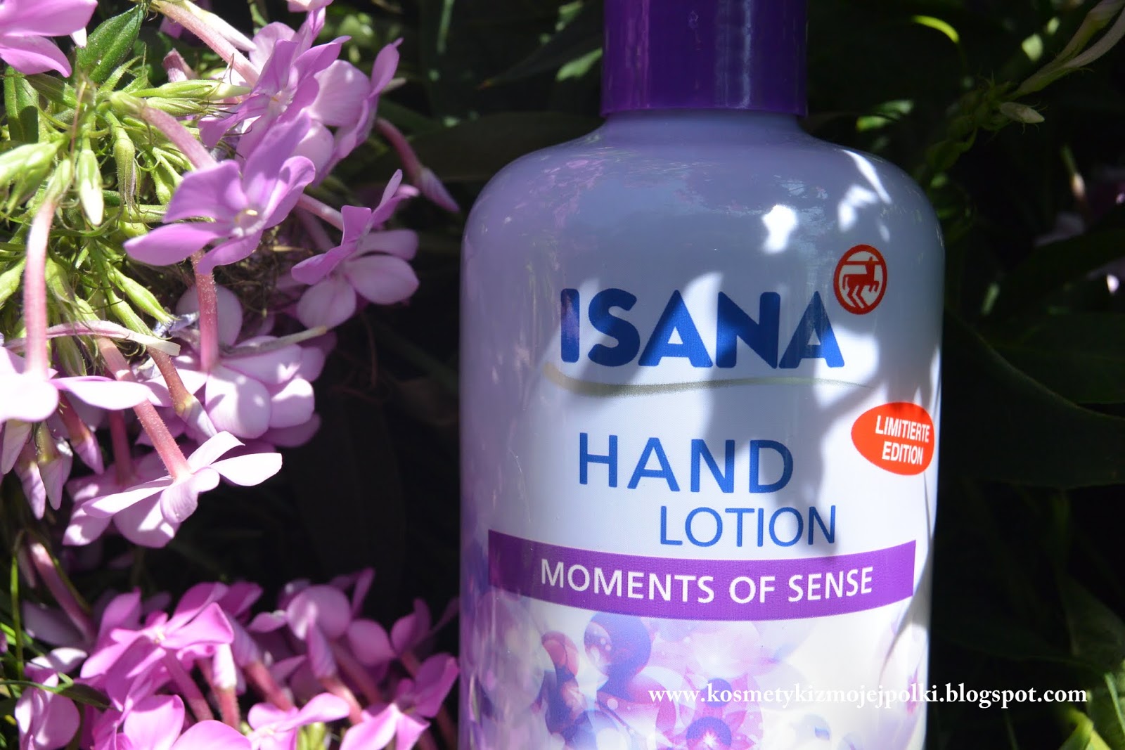 ISANA HAND LOTION MOMENTS OF SENSE Kosmetyki z Mojej Półki