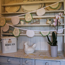 "Lily of the Valley" bunting
