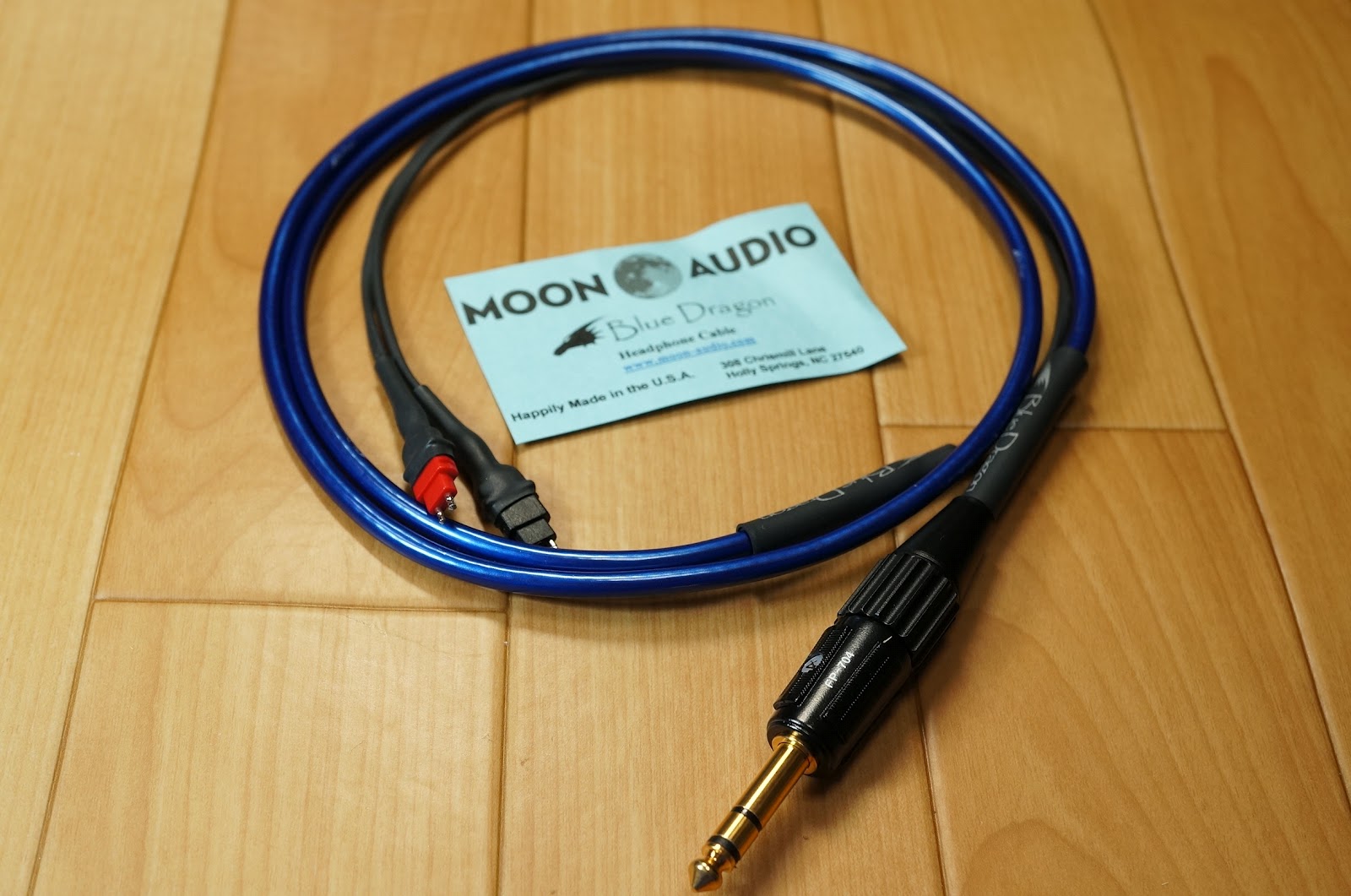 Moon audio Blue dragon ヘッドホンケーブル