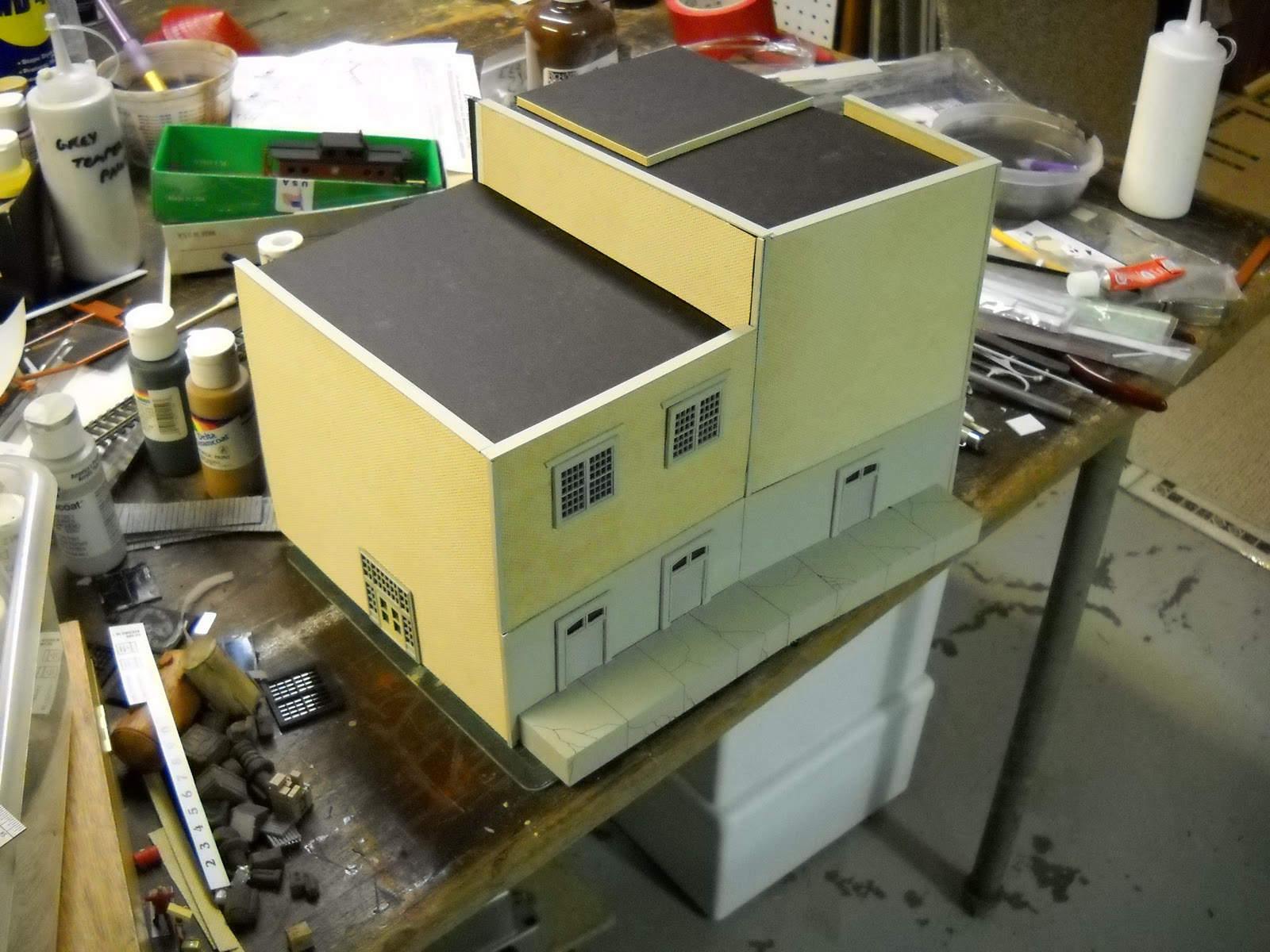 How to scratch build an HO scale building